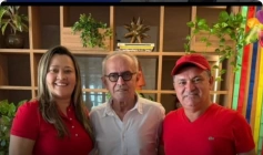 Larucia, Cicero, e Luiz Claudino 