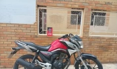 Motocicleta recuperada em ação da Polícia Militar