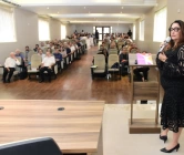 Juiza Graziela Queiroga na apresentação da campanha