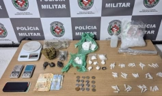 Drogas apreendidas pela Polícia Militar em João Pessoa 