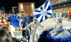 Presidente Lula no desfile da Acadêmicos de Niterói, na Sapucaí