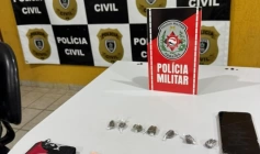 Drogas apreendidas pela polícia militar em Catolé do Rocha 