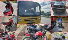 Veículos recuperados pela PRF na Paraíba