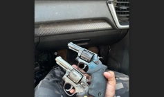 Armas de fogo apreendidas em ação da PM