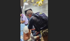 Socorro imediato da PRF a vítimas de incêndio