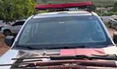 Armas de fogo apreendidas pela polícia militar em Ingá e Itatuba