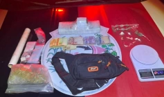 Material ilícito apreendido em ação da PM