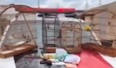 Material ilícito apreendido em ação da Polícia Militar