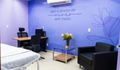 Sala Lilás, no Hospital Distrital de Taperoá