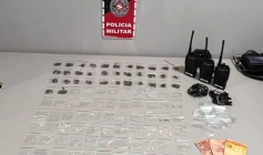 Prisão de suspeitos de atuarem no tráfico de drogas