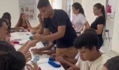 CRAS de Vieirópolis promove oficina em homenagem ao Dia da Mulher