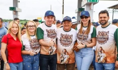 Chico Mendes prestigiando tradicional Cavalgada de São José de Marimbas