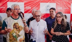 Entrega de novo Ninho do Saber em Gramame