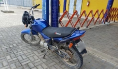Apreensão de motocicleta adulterada e com placa artesanal