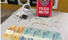 Drogas apreendidas pela PM