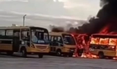 Incêndio de grandes proporções