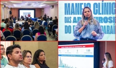 Capacitação com cerca de 80 profissionais de saúde