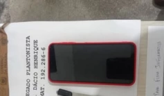 Celular recuperado pela PM em Cajazeiras
