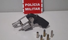 Arma de fogo apreendida em ação da PM