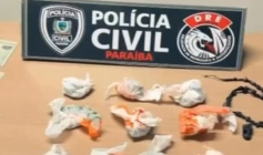 Drogas apreendidas em ação da Polícia Civil