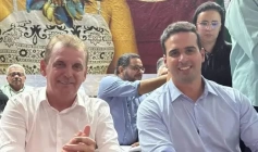 Deputado Estadual Chico Mendes e o Governador da Paraíba, Lucas Ribeiro 