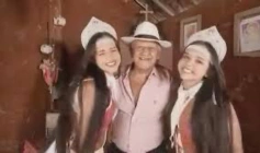 Artistas Chico Amaro, Laís Amaro e Luiza Amaro