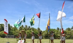 Cerimônia de abertura dos Jogos Indígenas da Paraíba 2026