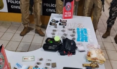 Drogas apreendidas pela polícia militar em Paulista e São Bento 