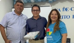 Pefeito, Thially Aristoteles, Dr. Alamo Abrantes, e Primeira Dama, Sonaria 