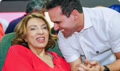 Cida Ramos e Lucas Ribeiro