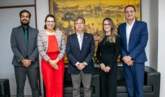 Visita Institucional no Tribunal de Contas do Estado da Paraíba, feita pelo novo secretário de Educação 