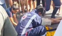 Imagem do acidente em São José da Lagoa Tapada 