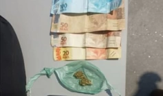 Droga apreendida em ação da Polícia Militar
