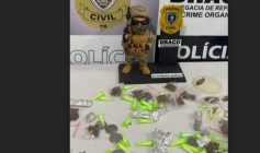 Prisão de mulher por tráfico de drogas