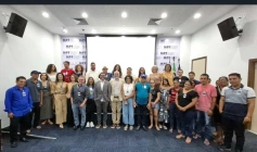 O procurador da República José Godoy participa de seminário do LABDH no MPF, em João Pessoa.