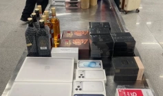 Produtos apreendidos no Aeroporto de João Pessoa