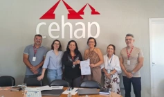 Reunião na Companhia Estadual de Habitação Popular (Cehap)