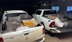 Cerca de uma tonelada de maconha