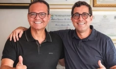 Deputado Federal Gervásio Maia e o prefeito de Fagundes 