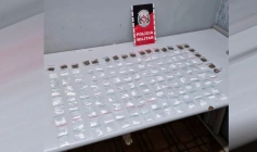 Drogas apreendidas pela polícia militar em Itapororoca 