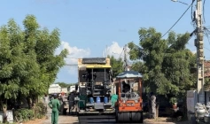 Ruas em pavimentação na Cidade de Sousa