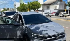 Veículo recuperado pela PM em Cajazeiras