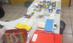 Cartões apreendidos em ação policial no município de Catolé do Rocha 