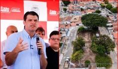 Construção de praça no Treze de Maio