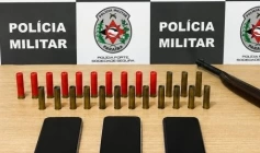 Arma de fogo apreendida pela polícia militar em João Pessoa 