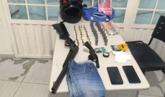 Apreensão de arma e munições em São José de Princesa