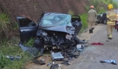 Uma vítima fatal e três feridos na PB-028