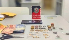 Prisão de homem por tráfico de drogas