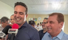 Deputado Chico Mendes e o governador Lucas Ribeiro