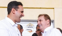 Deputado Estadual Chico Mendes e o Governador da Paraíba, Lucas Ribeiro 
